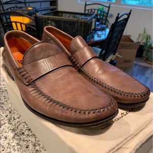 Santoni Paine M2 Penny Loafer Size 9.5 Men’s